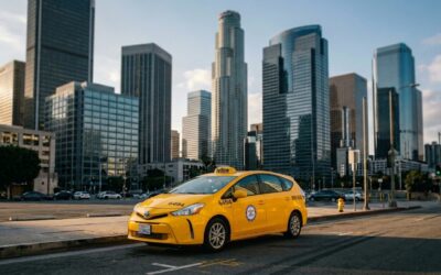 Taxi from Long Beach Airport to Downtown Los Angeles — $74 Flat Rate
