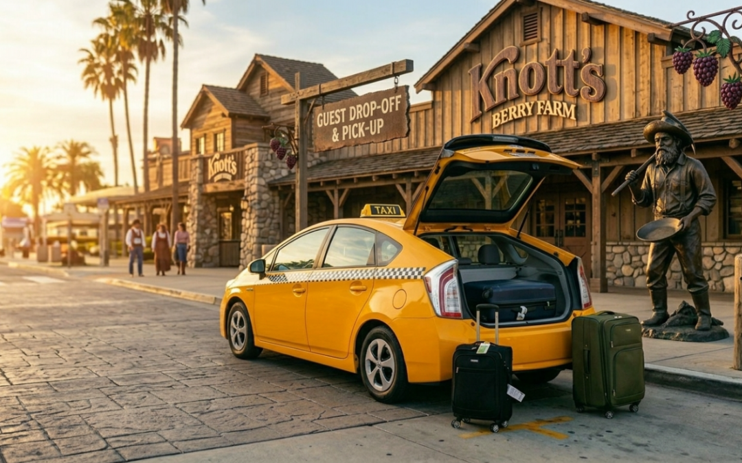 Taxi from Long Beach Airport to Knott’s Berry Farm